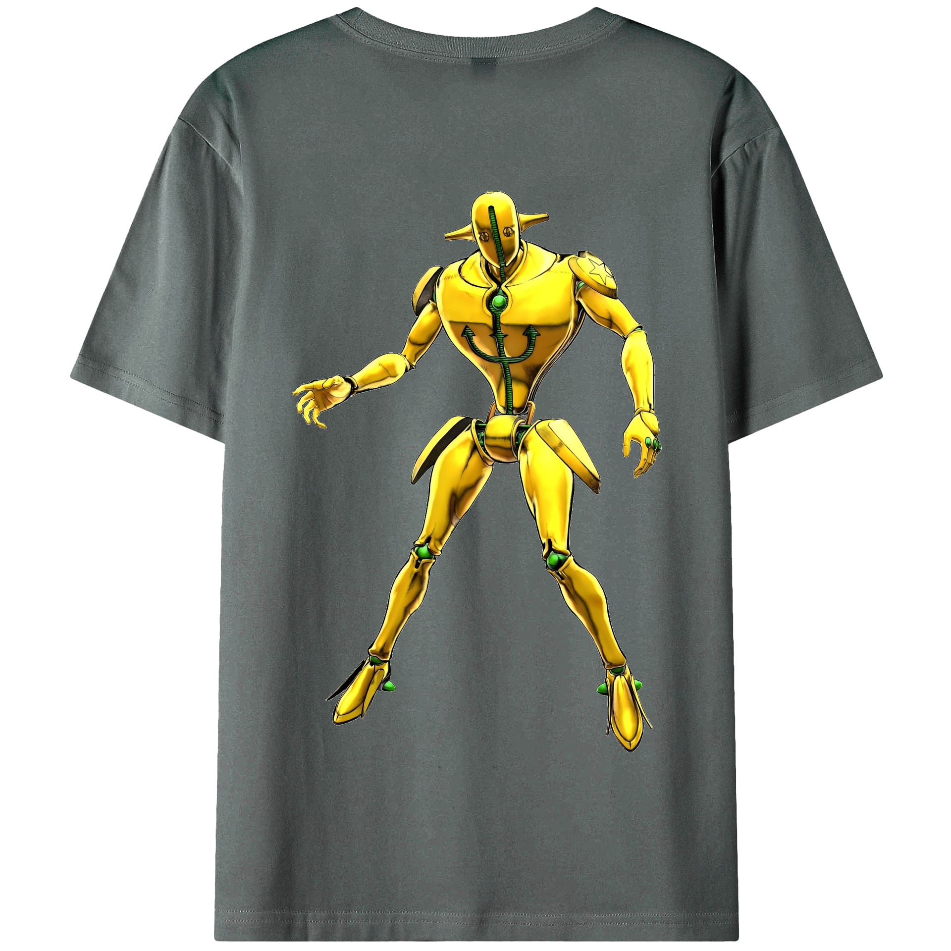（画像用） ジョジョの奇妙な冒険 JoJo's Bizarre Adventure 綿100％半袖Tシャツ（背面プリント）